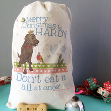 Load image into Gallery viewer, Personalised Pet Christmas Sack