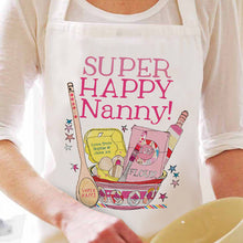 Load image into Gallery viewer, Personalised &#39;Super Happy&#39; Apron
