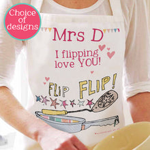 Load image into Gallery viewer, Personalised Utensil Love Aprons
