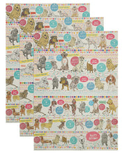 Load image into Gallery viewer, Recycled gift wrap - Birthday dogs