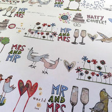 Load image into Gallery viewer, Recycled gift wrap - Happy couples