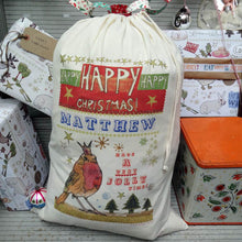 Load image into Gallery viewer, Personalised Christmas gift sack