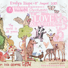 Load image into Gallery viewer, Personalised Christening Print