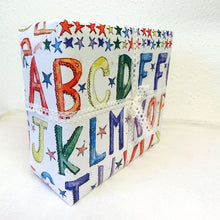 Load image into Gallery viewer, Recycled gift wrap - A-Z
