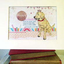 Load image into Gallery viewer, Personalised Pet Dog Print