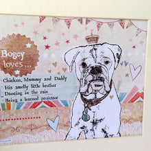 Load image into Gallery viewer, Personalised Pet Dog Print
