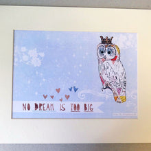 Load image into Gallery viewer, 'Dream Big' Personalised Print