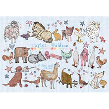 Load image into Gallery viewer, Personalised Baby's Firsts Print