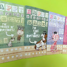 Load image into Gallery viewer, Personalised Royal Birthday Card