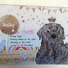 Load image into Gallery viewer, Personalised Pet Dog Print