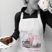 Load image into Gallery viewer, Personalised 'Tea and cake' Apron