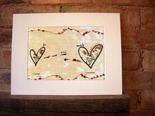 Load image into Gallery viewer, Personalised 'Smiling Widely' Mounted Print