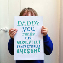 Load image into Gallery viewer, Personalised Big Father&#39;s Day Card
