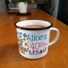 Load image into Gallery viewer, Personalised Birthday Milestone Mug
