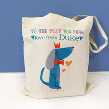 Load image into Gallery viewer, Personalised Best Dog Mum Bag