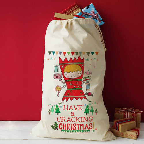 Christmas cracker gift sack