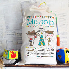 Load image into Gallery viewer, Personalised Cowboys & Indians Toysack