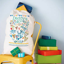 Load image into Gallery viewer, Personalised Birthday Milestone Storage Sack