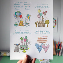 Load image into Gallery viewer, Personalised Christening Story Print