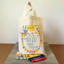 Load image into Gallery viewer, Set Of Five Personalised Easter Hunt Bag
