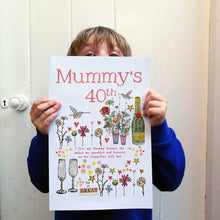 Load image into Gallery viewer, Personalised Big Milestone Birthday Card