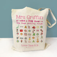 Load image into Gallery viewer, Personalised Growing Minds Teacher Bag