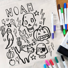 Load image into Gallery viewer, Personalised Colour It In Craft Sack