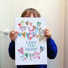 Load image into Gallery viewer, Personalised Big Love Card