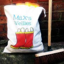 Load image into Gallery viewer, Personalised Welly Boot Bag