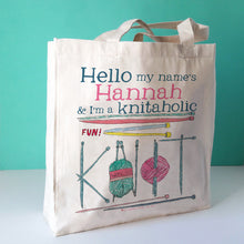 Load image into Gallery viewer, Personalised Bag For Craftaholics