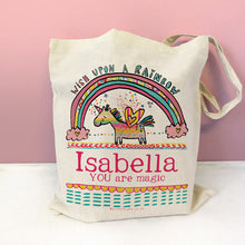 Load image into Gallery viewer, Personalised Magic Unicorn Bag