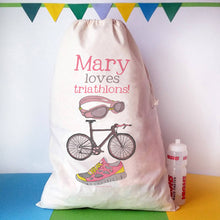 Load image into Gallery viewer, Personalised Triathlon Sack