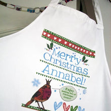 Load image into Gallery viewer, Personalised 'Merry Christmas' apron