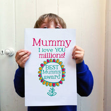 Load image into Gallery viewer, Personalised Big Mother&#39;s Day Card
