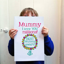Load image into Gallery viewer, Personalised Big Mother's Day Card