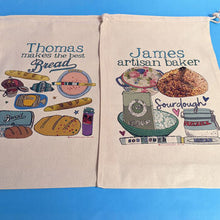 Load image into Gallery viewer, Personalised Bread Storage Bag