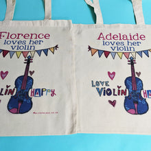 Load image into Gallery viewer, Personalised Music Bag