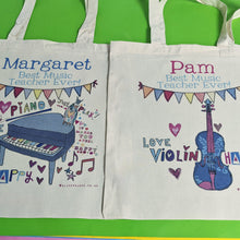Load image into Gallery viewer, Personalised Music Bag