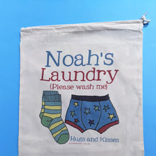 Load image into Gallery viewer, Personalised Travel Laundry Bag