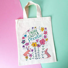 Load image into Gallery viewer, Set Of Five Personalised Easter Hunt Bag