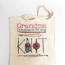 Load image into Gallery viewer, Personalised 'Knit Wit' Bag