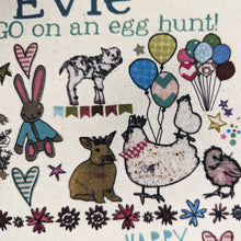 Load image into Gallery viewer, Set Of Five Personalised Easter Hunt Bag
