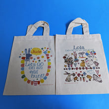 Load image into Gallery viewer, Set Of Five Personalised Easter Hunt Bag
