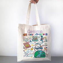 Load image into Gallery viewer, Personalised Travelling The World Gift Bag