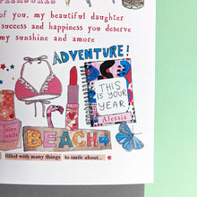 Load image into Gallery viewer, Personalised Big Milestone 21st Birthday Card