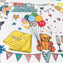 Load image into Gallery viewer, Big Personalised New Grandparents Card