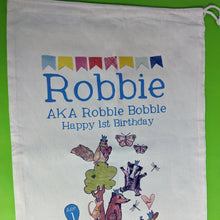 Load image into Gallery viewer, Personalised 1st Birthday Toysack