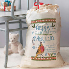 Load image into Gallery viewer, Personalised 1st Christmas Keepsake Sack