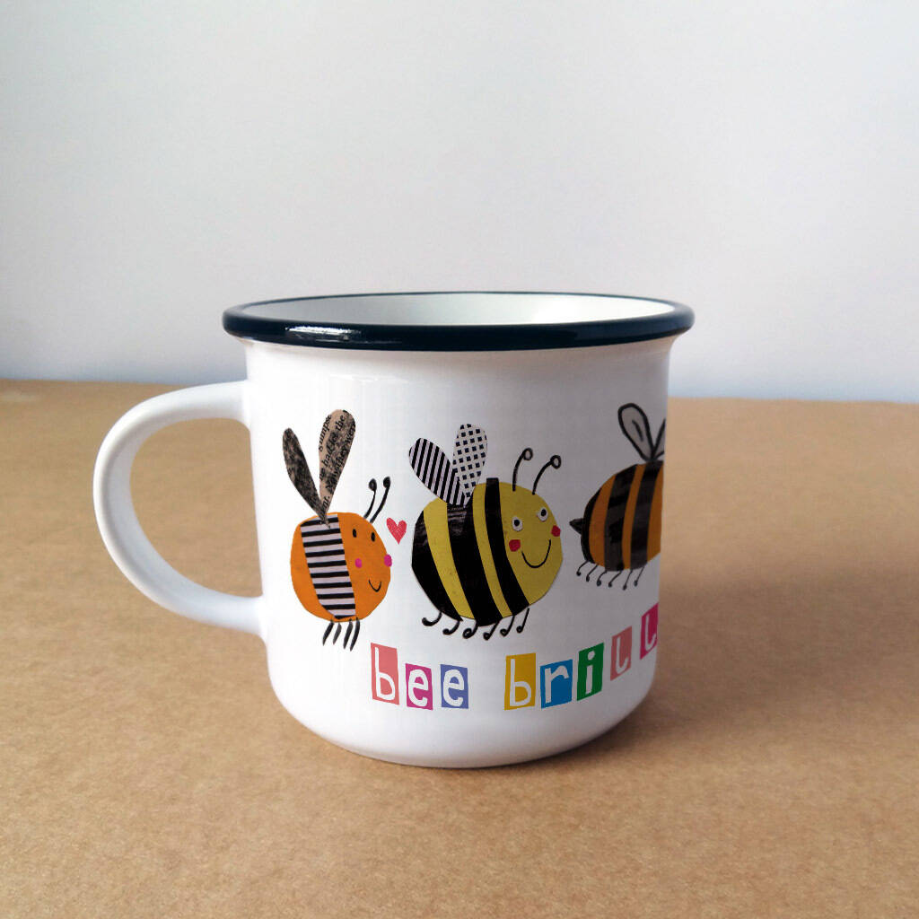 Personalised Bee Brilliant Mug