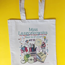 Load image into Gallery viewer, Personalised Best Teaching Assistant Bag